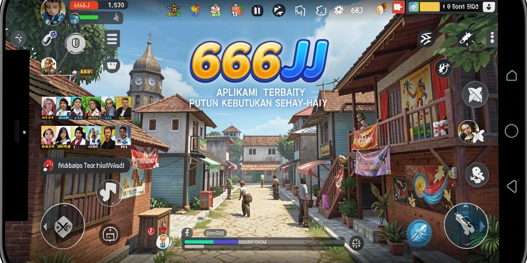 Tampilan antarmuka aplikasi 666J yang sederhana dan fungsional.