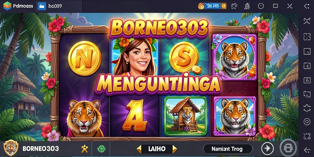 Gameplay Slot yang memukau dan penuh warna di BORNEO303.