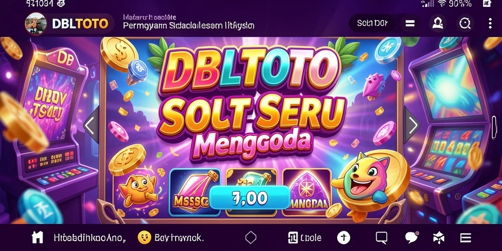 Tangkapan layar gameplay DBLTOTO yang menarik dan penuh aksi slot.