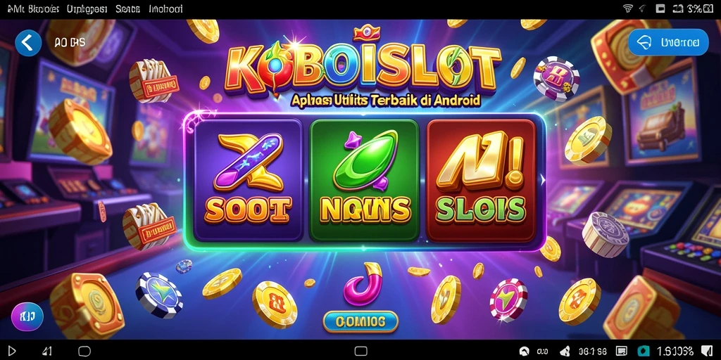 Tampilan menarik dari gameplay KOBOISLOT yang penuh warna.