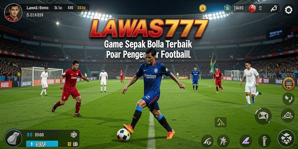 Tampilan gameplay LAWAS777 dengan aksi sepak bola yang menarik.