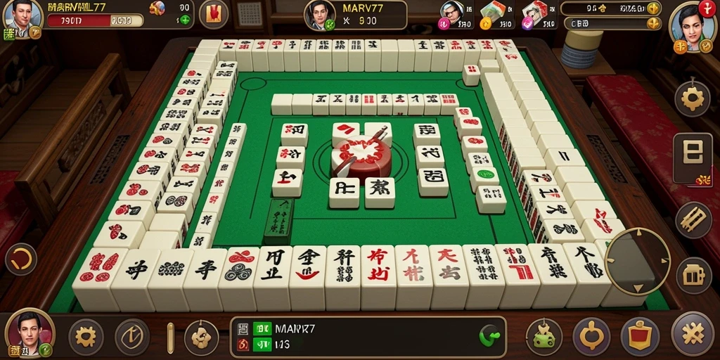 Tangkapan layar menunjukkan gameplay Mahjong yang seru dan menantang.