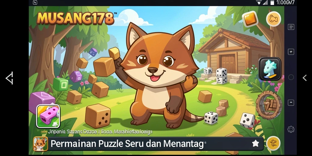 Tampilan gameplay <strong>MUSANG178</strong> dengan tantangan Puzzle yang menarik.