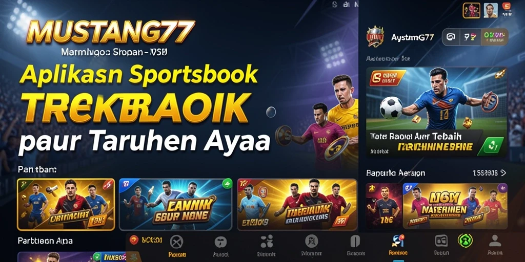 Tampilan gameplay menarik dari aplikasi Sportsbook MUSTANG77.