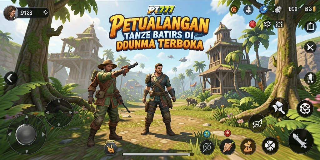 Gameplay seru di dunia terbuka PT777 yang memikat.