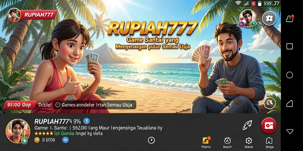 Screenshot dari gameplay RUPIAH777 yang menarik dan interaktif.